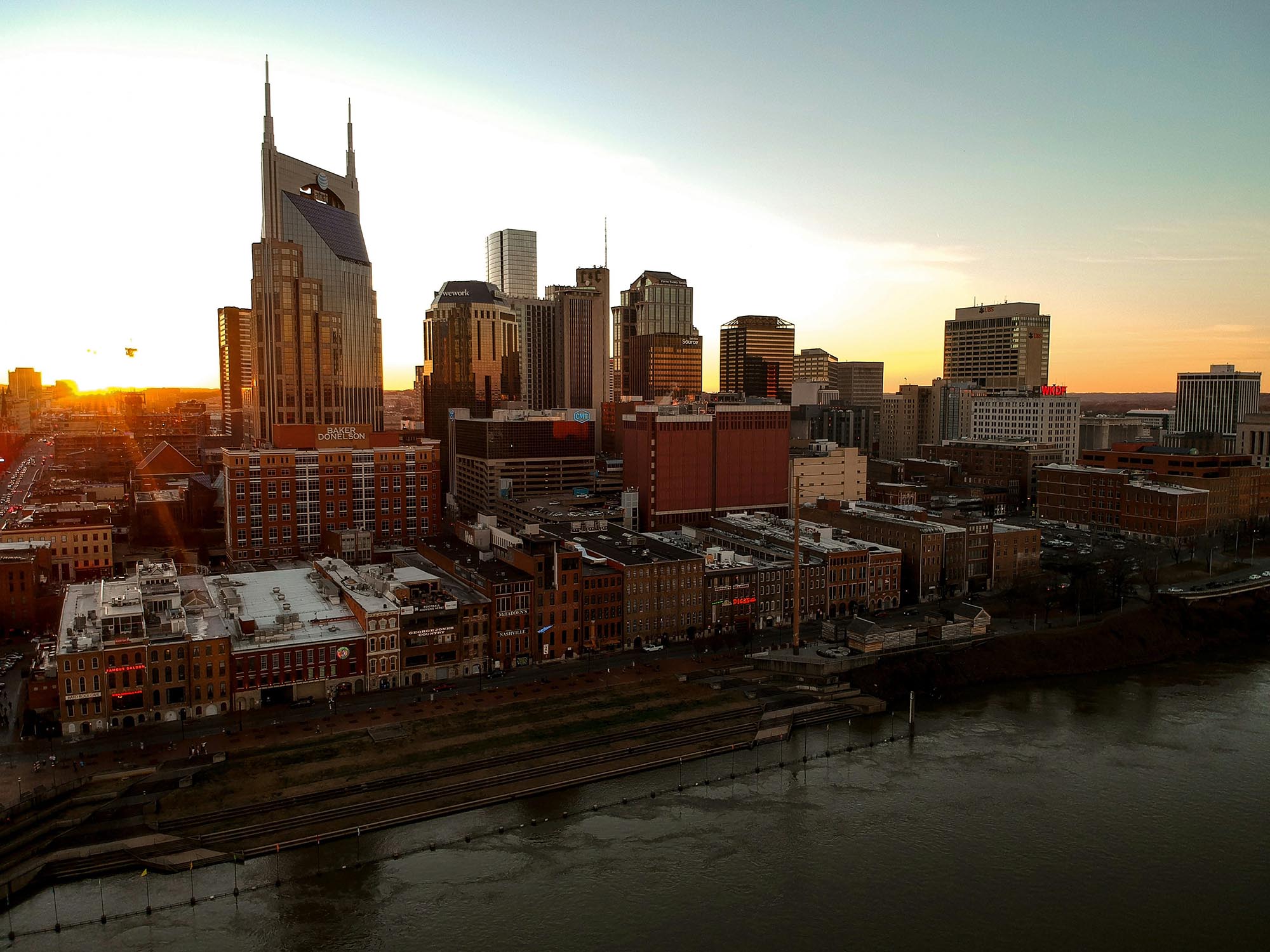 Skyline view of Nashville